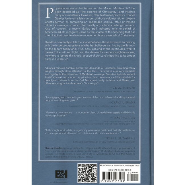 New American Commentary Studies in Bible and Theology (NACSBT) - Sermon on the Mount: Restoring Christ's Message to the Modern Church, Book 11