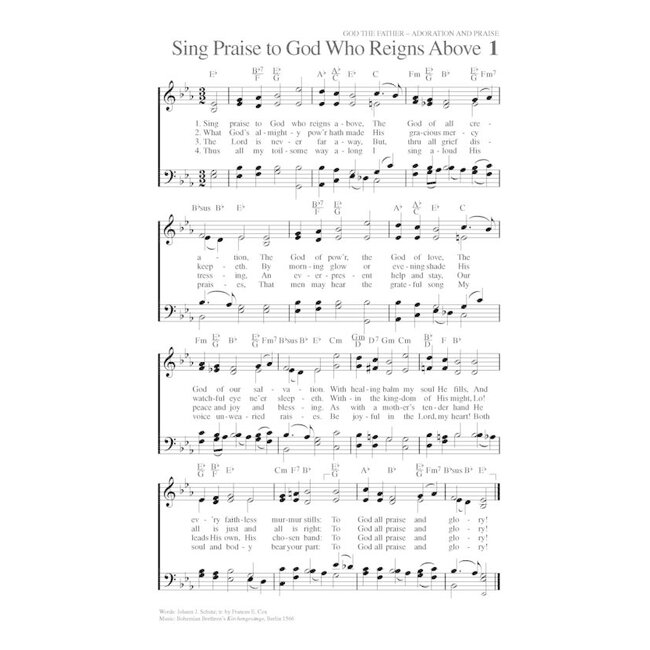 Hymns of Grace - Chord Loose Leaf HOG