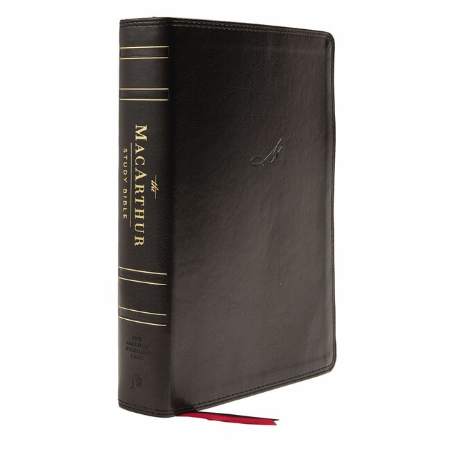 NASB MSB MacArthur Study Bible (2nd Edition, Leathersoft, Black)