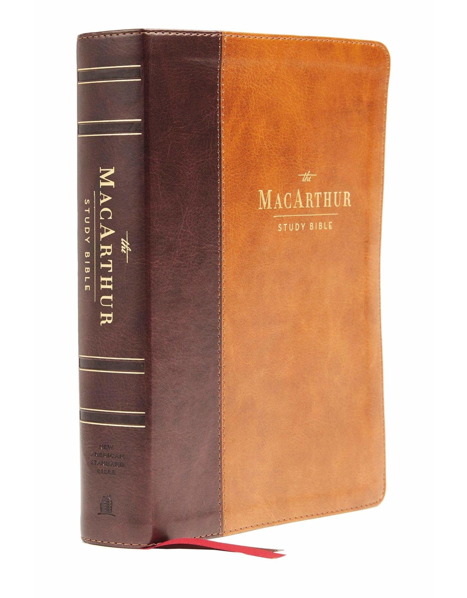 Harper Collins / Thomas Nelson / Zondervan NASB MSB MacArthur Study Bible (2nd Edition, Leathersoft, Brown, Thumb Indexed)