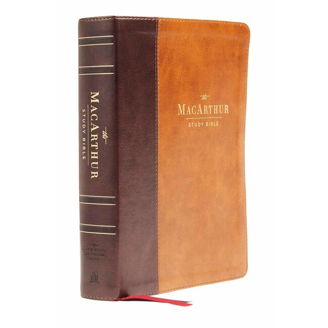 NASB MSB MacArthur Study Bible (2nd Edition, Leathersoft, Brown, Thumb Indexed)