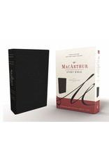 Harper Collins / Thomas Nelson / Zondervan NKJV MacArthur Study Bible, 2nd Edition, Leathersoft, Black, Comfort Print