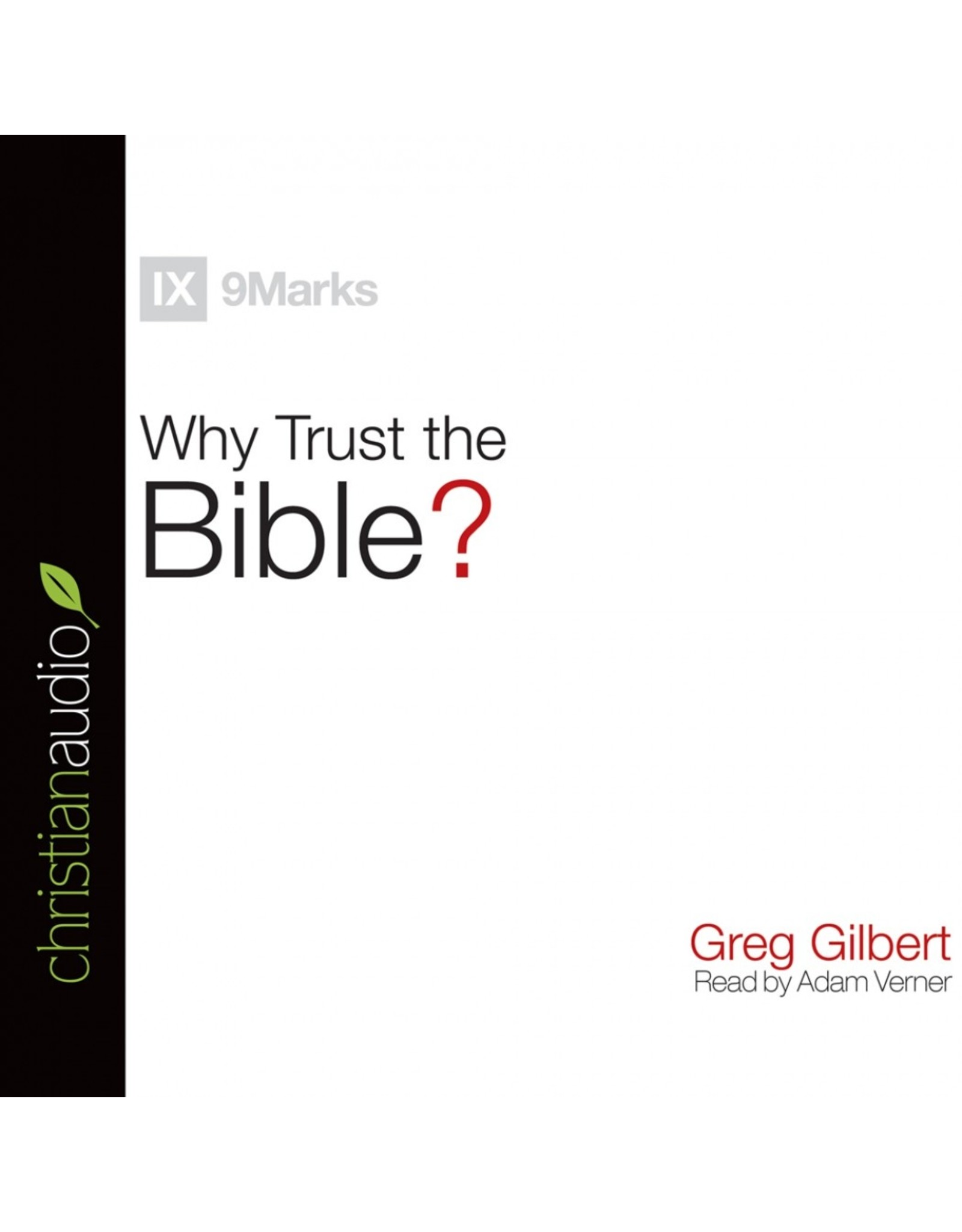 eChristian Why Trust the Bible? (Audio CD)