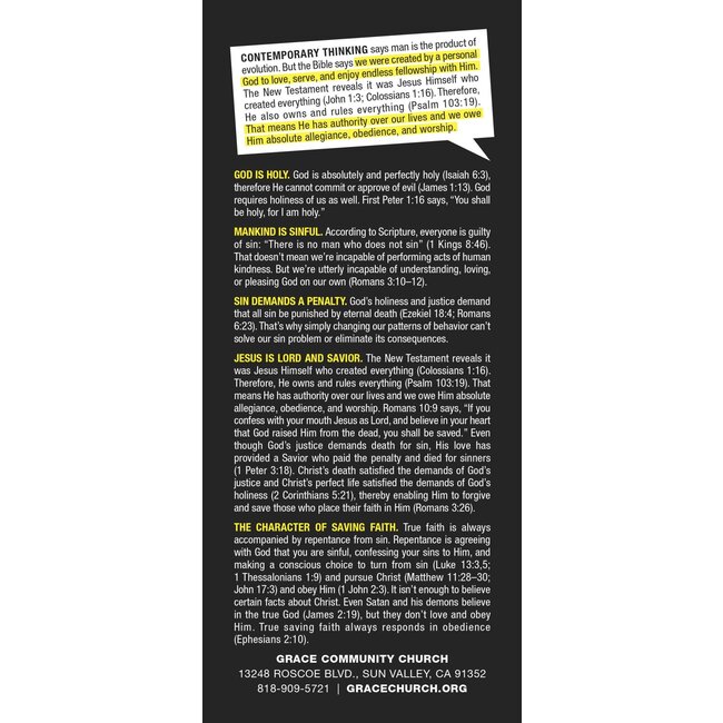 GCC God is Holy Tract (100-pack)