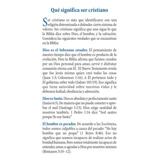 SPAN - Que significa ser cristiano (What it Means to be a Christian) Tract- 100ct