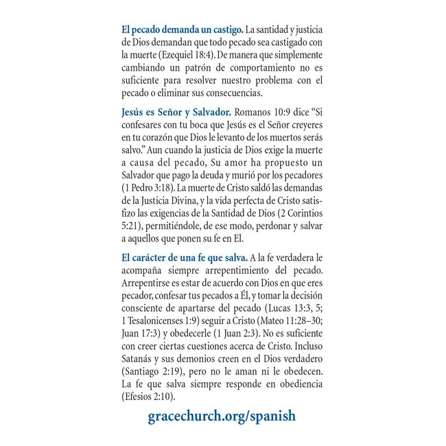 SPAN - Que significa ser cristiano (What it Means to be a Christian) Tract- 100ct