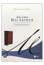 Vida SPAN - NBLA Biblia de Estudio MacArthur, Leathersoft Cafe con indice (MSB 2nd Edition Leathersoft Brown, Thumb Indexed)