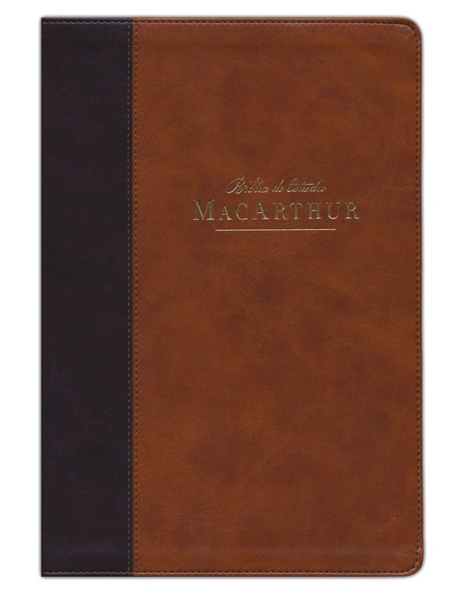 Vida SPAN - NBLA Biblia de Estudio MacArthur, Leathersoft Cafe con indice (MSB 2nd Edition Leathersoft Brown, Thumb Indexed)