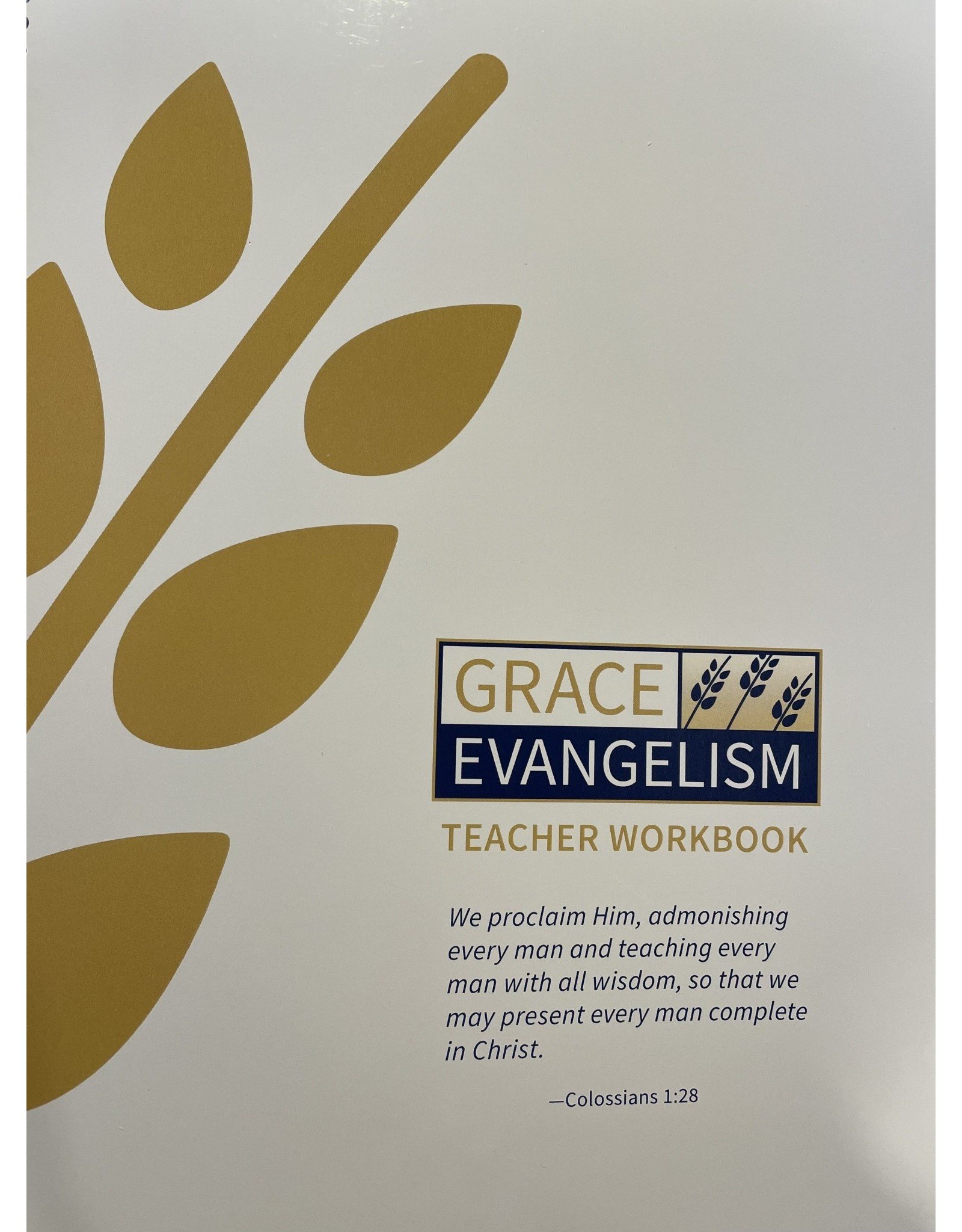 Grace Community Church (GCC) Grace Evangelism (NEW Teacher's Manual)