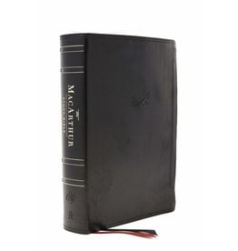 Harper Collins / Thomas Nelson / Zondervan ESV MSB MacArthur Study Bible, Black Leathersoft Thumb-Indexed (2nd edition)