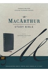 Harper Collins / Thomas Nelson / Zondervan ESV MSB MacArthur Study Bible, Black Leathersoft Thumb-Indexed (2nd edition)