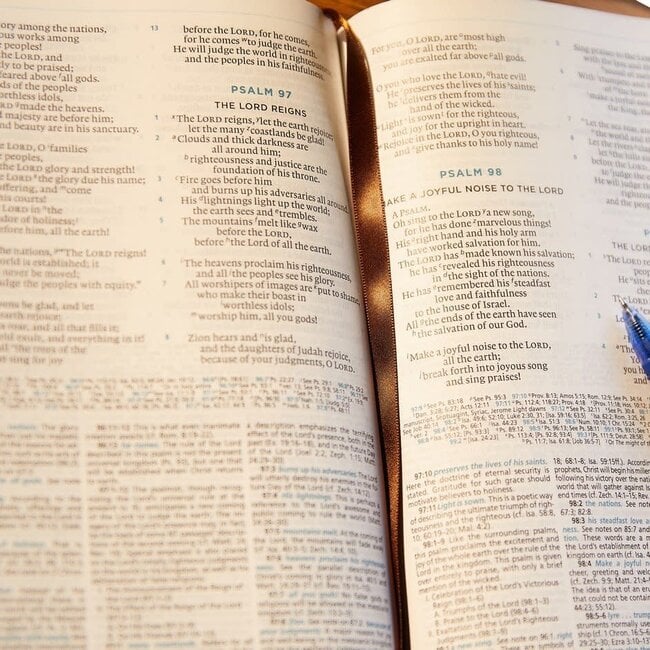 ESV MSB MacArthur Study Bible, Black Leathersoft Thumb-Indexed (2nd edition)