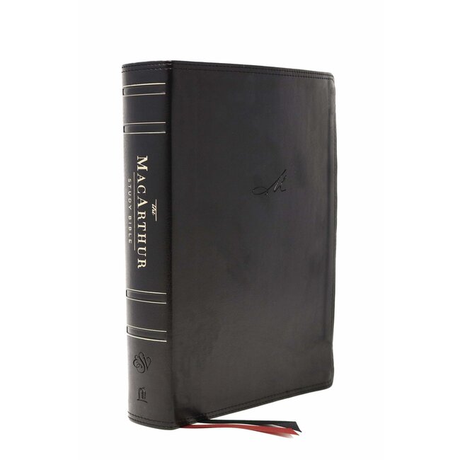 ESV MSB MacArthur Study Bible, Black Leathersoft (2nd edition)
