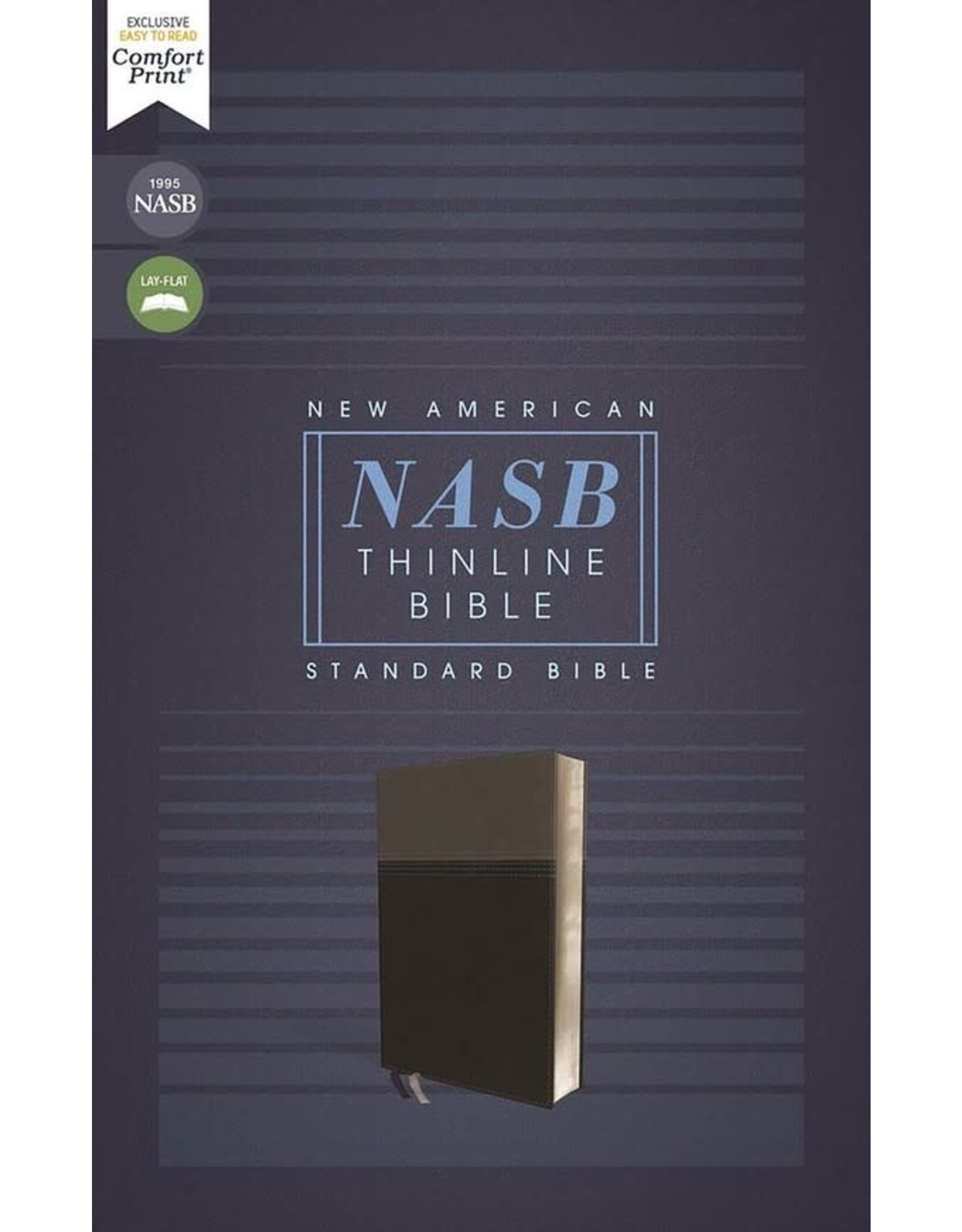 Harper Collins / Thomas Nelson / Zondervan NASB, Thinline Bible, Leathersoft, Black, Red Letter Edition, 1995 Text, Comfort Print