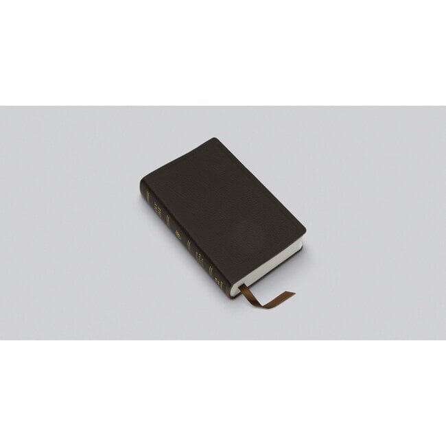 ESV Pocket Bible, Buffalo Leather, Deep Brown