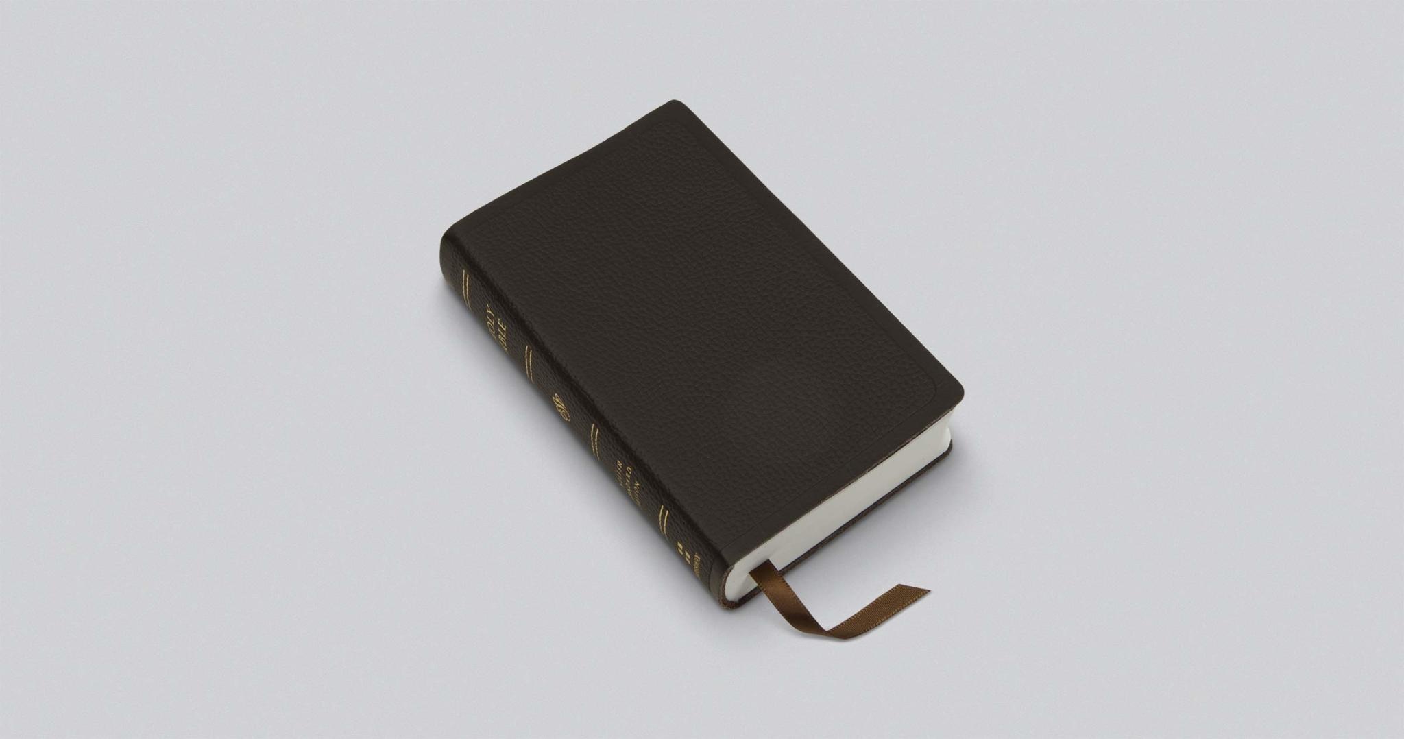 ESV Pocket Bible, Buffalo Leather, Deep Brown - Grace Books
