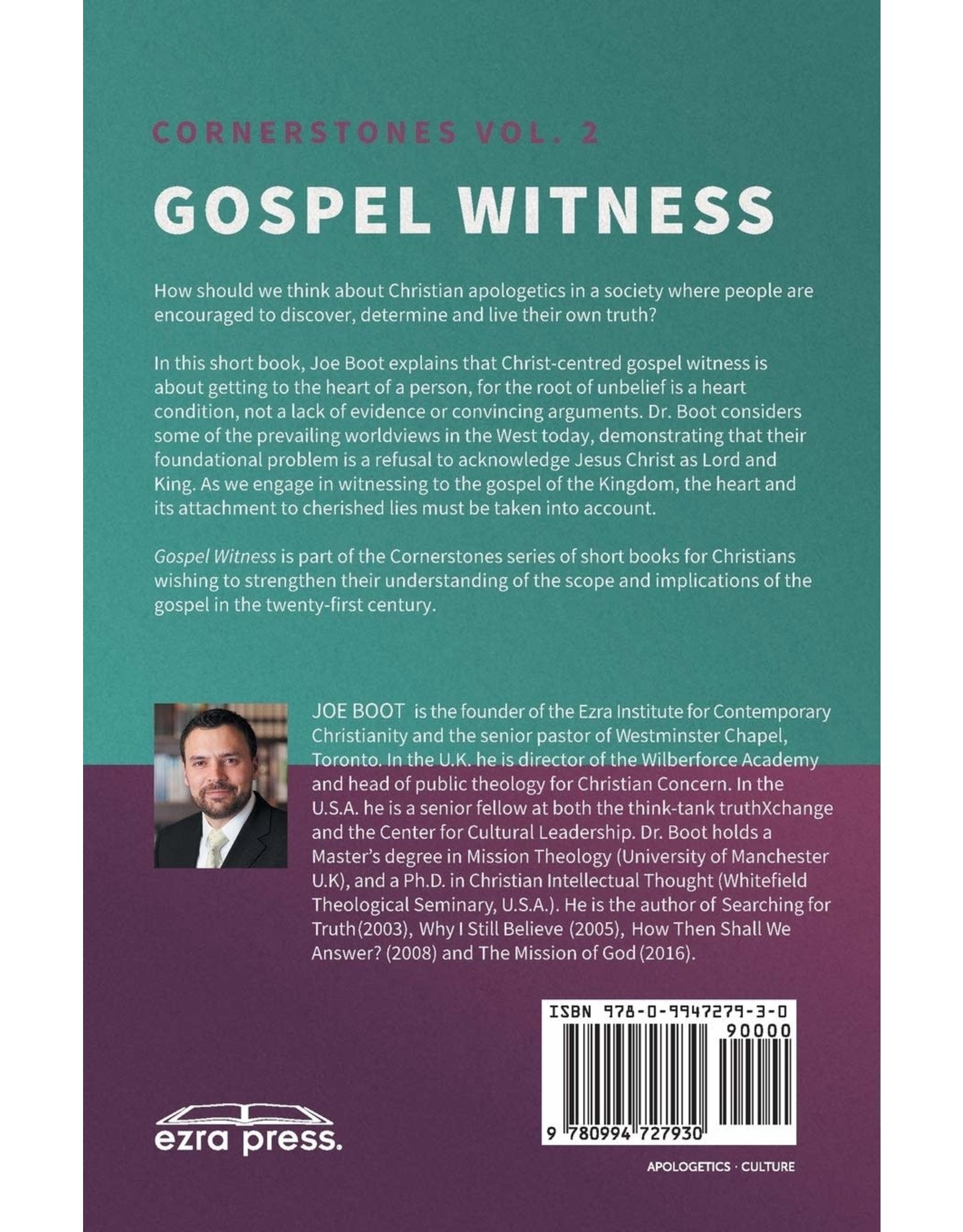 Ezra Press Gospel Witness: Defending & Extending the Kingdom of God