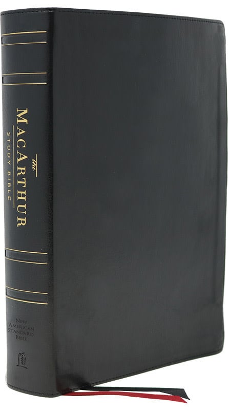 NASB MSB Macarthur Study Bible 2nd Edition Genuine Leather, Black