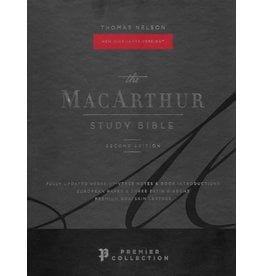 Harper Collins / Thomas Nelson / Zondervan NKJV MSB MacArthur Study Bible (2nd Edition, Premium Goatskin, Brown, Premier Collection)