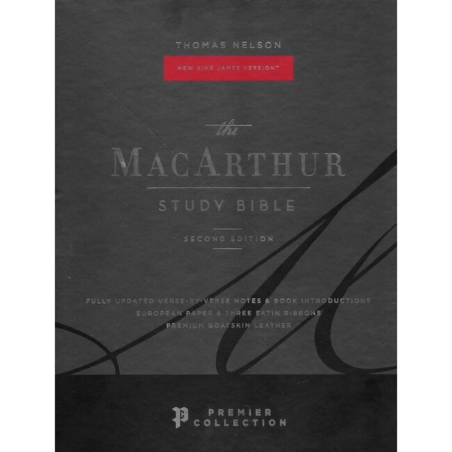 NKJV MSB MacArthur Study Bible (2nd Edition, Premium Goatskin, Brown, Premier Collection)