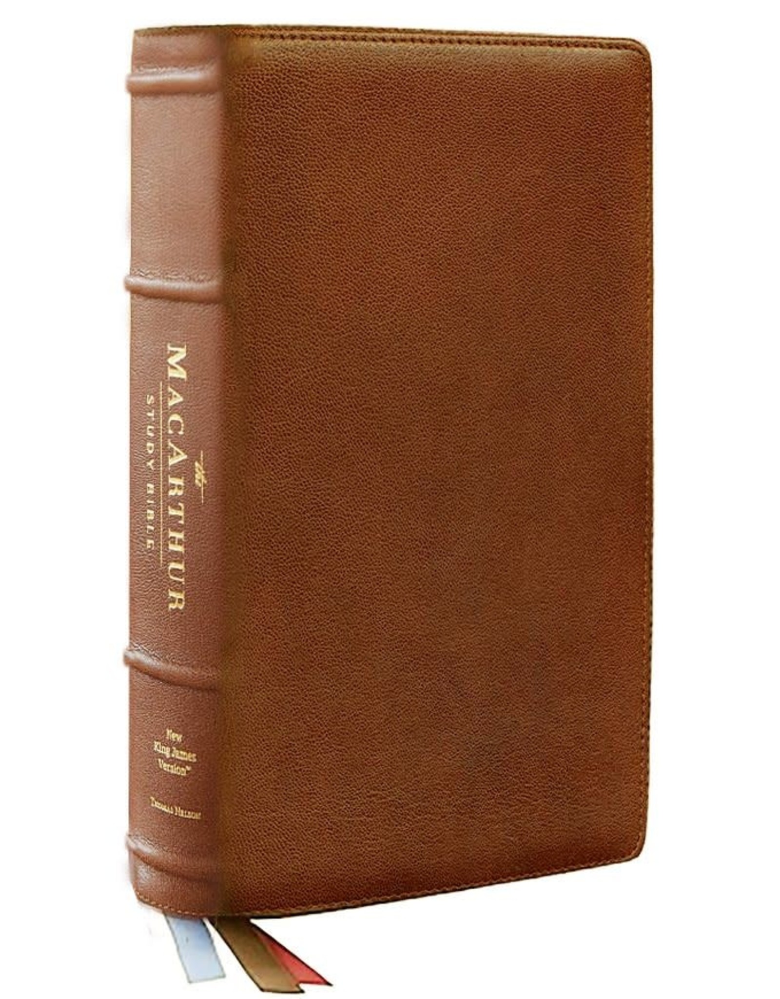 Harper Collins / Thomas Nelson / Zondervan NKJV MSB MacArthur Study Bible (2nd Edition, Premium Goatskin, Brown, Premier Collection)