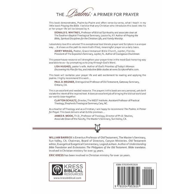 The Psalms: A Primer for Prayer