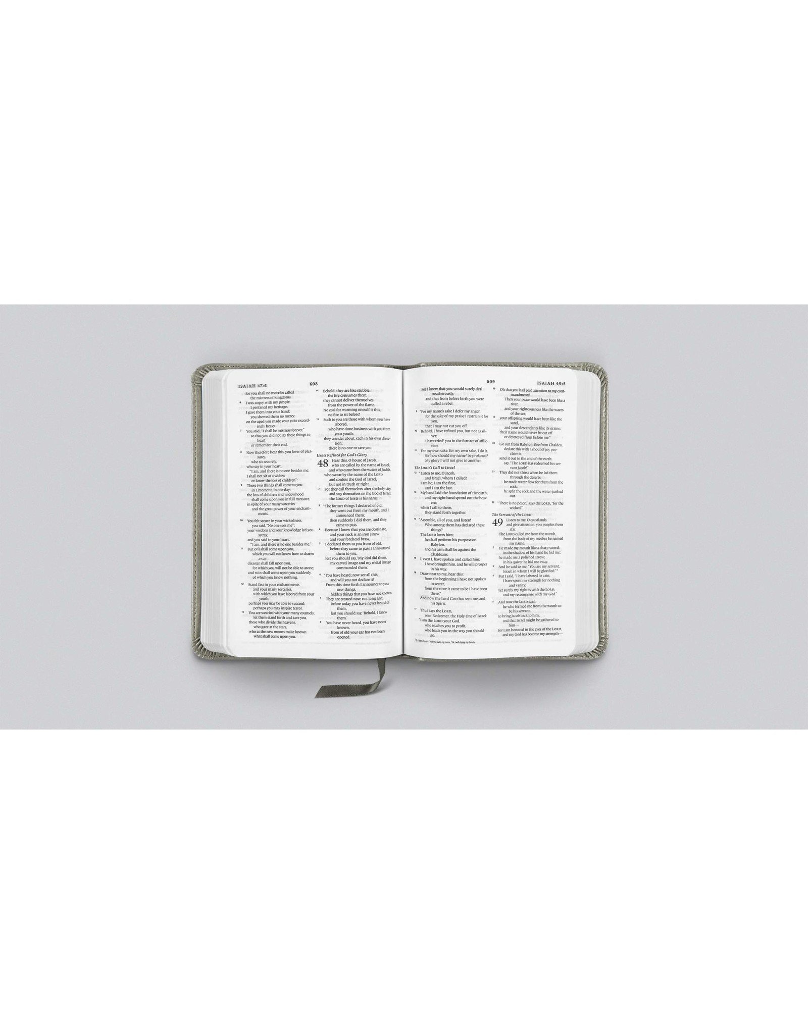 Crossway / Good News ESV Compact Bible TruTone, Stone, Branch Design