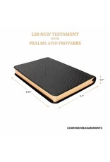 316 Publishing LSB, New Testament with Psalms & Proverbs, Patina Blue Italian Cowhide