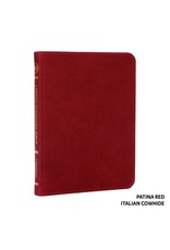 316 Publishing LSB, New Testament with Psalms & Proverbs, Patina Red Italian Cowhide