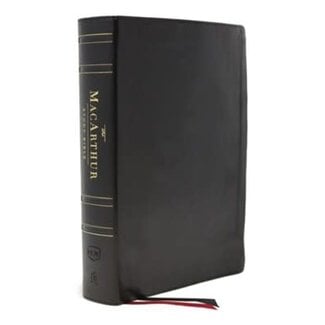 Harper Collins / Thomas Nelson / Zondervan NKJV MSB MacArthur Study Bible (2nd Edition, Genuine Leather, Black)