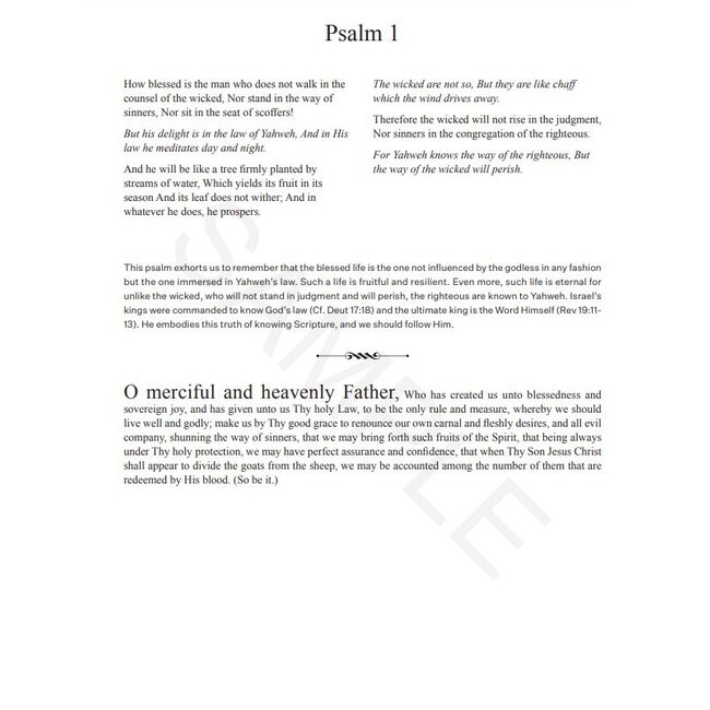 Psalms of Grace (POG)- Pew Edition