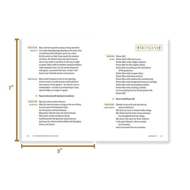Handbook For Praying Scripture Featuring the Legacy Standard Bible