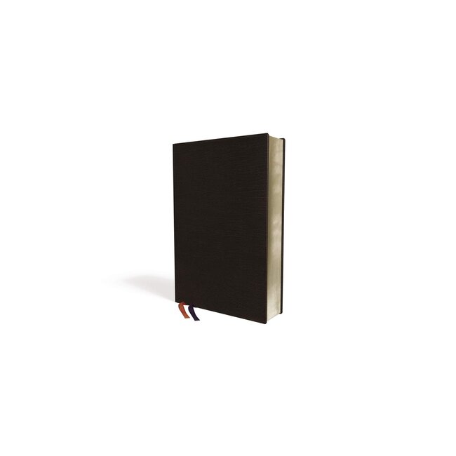 NASB, Thinline Bible, Bonded Leather, Black, Red Letter Edition, 1995 Text, Comfort Print