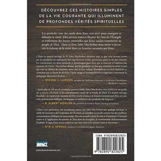 Paraboles (Parables) : Les mystères du royaume de Dieu révélés à travers les histoires racontées par Jésus