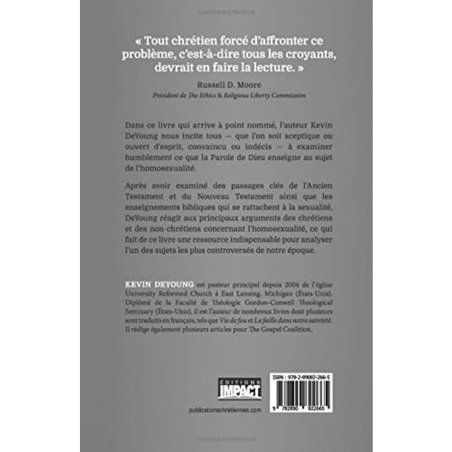 Qu'enseigne réellement la Bible ... l'homosexualité?