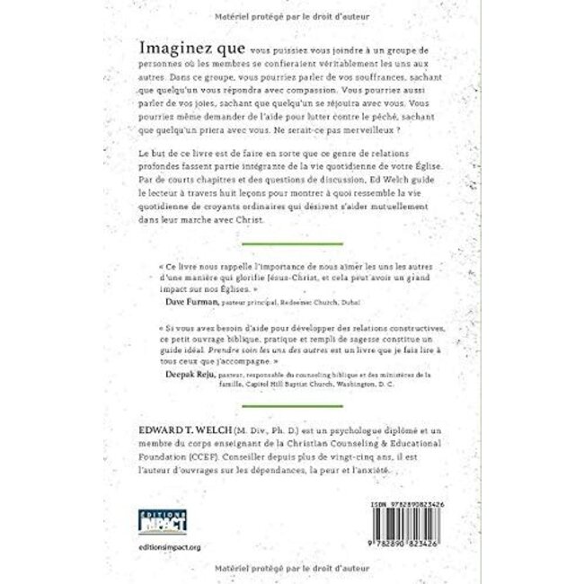 Prendre soin les uns des autres