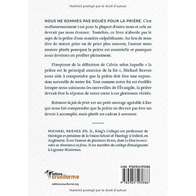 Retrouver la joie de prier