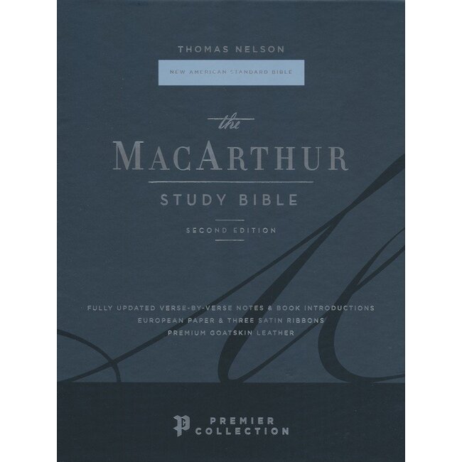 NASB MSB MacArthur Study Bible (2nd Edition, Premium Goatskin, Brown, Premier Collection)