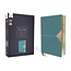 Harper Collins / Thomas Nelson / Zondervan NASB, Thinline Bible, Leathersoft, Teal, Red Letter Edition, 1995 Text, Comfort Print