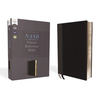 Harper Collins / Thomas Nelson / Zondervan NASB, Classic Reference Bible, Leathersoft, Black, Red Letter, 1995 Text, Comfort Print