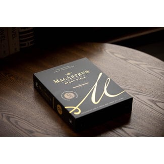 Harper Collins / Thomas Nelson / Zondervan LSB MSB Limited Shep Con 25 MacArthur Study Bible 2nd Edition: (Black Premium Leather)
