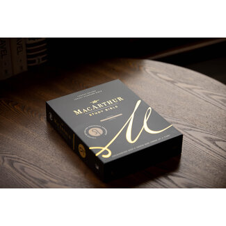 Harper Collins / Thomas Nelson / Zondervan MSB LSB Limited Shep Con 25 MacArthur Study Bible 2nd Edition: (Black Premium Leather)