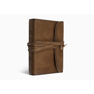 Crossway / Good News ESV Large Print Compact Bible Natural Leather