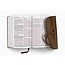 ESV Large Print Compact Bible Natural Leather