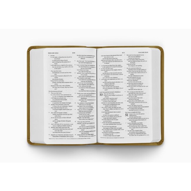ESV Value Compact Bible TruTone®, Goldenrod, Ornament Design
