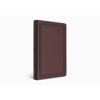 Crossway / Good News ESV Large Print Value Thinline Bible (TT Mahogan)