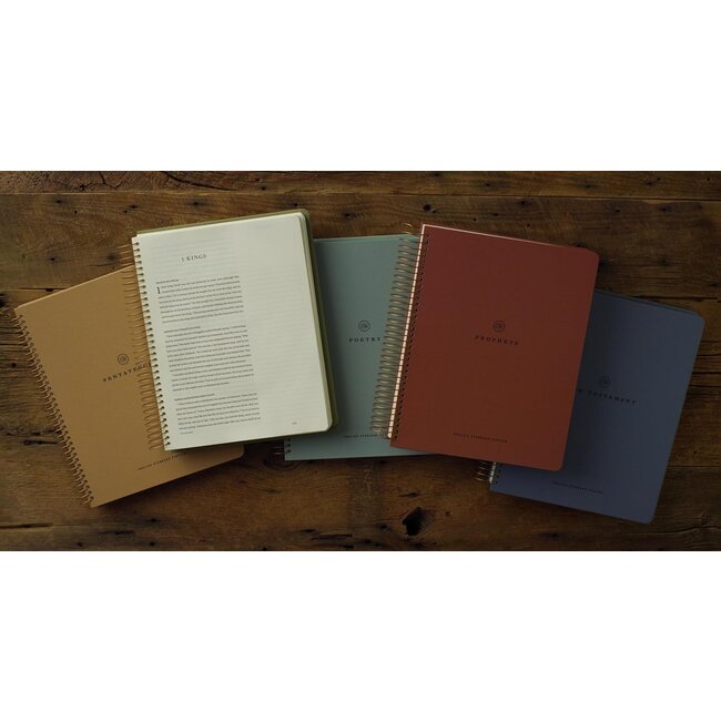 ESV Spiral-Bound Journaling Bible, Five-Volume Set