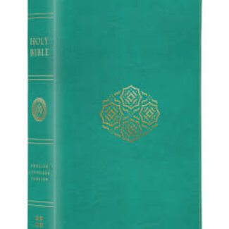 Crossway / Good News ESV Large Print Compact Bible (TruTone, Teal, Bouquet Design)