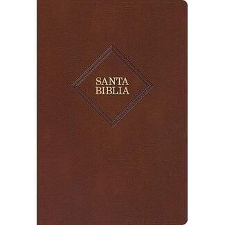 Broadman & Holman Publishers (B&H) RVR 1960 Biblia letra gigante, café piel fabricada