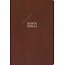 RVR 1960 Biblia letra gigante, café piel fabricada